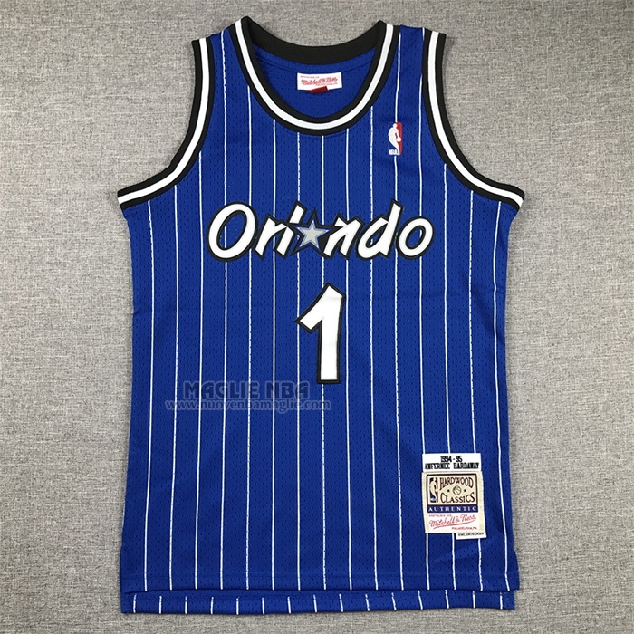 Maglia
 Penny Hardaway NO 1 Bambino
 Orlando Magic Mitchell & Ness 1994-95 Blu

